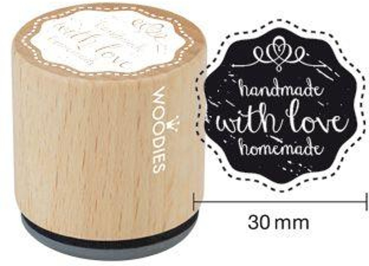 Hobbystempel | Houten stempel Woodies | Handmade with love